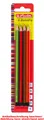 Produktbild: 4 herlitz Bleistift Scolair, sechseckig, sortiert
