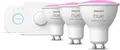Produktbild: Philips Hue Starter Set 3x GU10 Smart Button Bridge 2.1 White Color Ambiance LED
