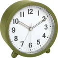 Produktbild: TFA Dostmann 60.1043.04 Quarz Wecker Oliv, Grün Alarmzeiten 1 Leisegang-Uhrwerk