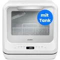 Produktbild: Bomann® Tischgeschirrspüler mit Tank | mit und ohne Wasseranschluss nutzbar | Mini Geschirrspüler | 36 - 70°C | Camping Spülmaschine | TSG 5704