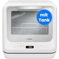 Produktbild: Bomann® Tischgeschirrspüler mit Tank | mit und ohne Wasseranschluss nutzbar | Mini Geschirrspüler leise | 36-70°C | 6 Programme | 42cm breit | Camping Spülmaschine | Mini Spülmaschine | TSG 5704