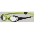 Produktbild: Schwimmbrille Kinder 6-12 Jahre Spider Junior - Navy-clear-citronella - Einheitsgröße