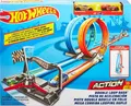 Produktbild: Hot Wheels Double Loop Dash Rennbahn 1:64 Rennstrecke mit 2 Autos | NEU & OVP