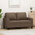 Produktbild: 2-Sitzer-Sofa Braun 120 cm Stoff