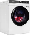 Produktbild: Samsung WD80T554ABT, Frontlader, Freistehend, Weiß, Links, Drehregler, Bürstenlos