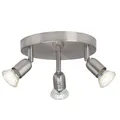 Produktbild: BRILLIANT Lampe Loona LED Spotrondell 3flg eisen | 3x LED-PAR51, GU10, 3W LED-Re