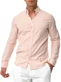 Produktbild: Indicode Herren Brayden Hemd gestreift mit Button-Down-Kragen | Herrenhemd Männerhemd Coral Cloud, XXL