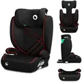 Produktbild: Lionelo Hugo i-Size Kindersitz R129 Gruppe 2/3 (100–150 cm) – mit ISOFIX oder Gurt, 8-fach verstellbare Kopfstütze mit Memory-Schaum, Seitenaufprallschutz und komfortable Armlehnen