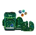 Produktbild: ergobag Schulranzen Cubo Light (5tlg., inkl. Federmäppchen, Schlamperrolle, Sportbeutel und Kletties)