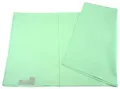 Produktbild: TigerTie Damen Nickituch Halstuch in mint einfarbig Uni - Tuchgröße 60 x 60 cm - 100% Baumwolle