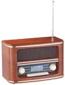Produktbild: auvisio Retro Radio: Digitales Nostalgie-Stereo-Radio mit DAB+, Bluetooth 5.0, FM & Wecker (DAB Retro, DAB+ Bluetooth, nostalgisch)