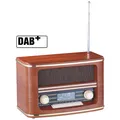 Produktbild: auvisio Digitales Nostalgie-Stereo-Radio mit DAB+, Bluetooth 5.0, FM & Wecker
