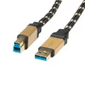 Produktbild: 11.02.8903 ROLINE Gold USB-Kabel 9-polig USB Typ A (M) ~D~