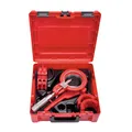 Produktbild: ROTHENBERGER ROCUT 110 Set Kunststoffscheren, Abstech-/Anfas-Systemwerkzeug, 50mm-75mm-110mm Arbeitsbereich Durchmesser | 55035 | Schlauchschneider, Rohrschneider