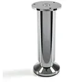Produktbild: SO-TECH® Möbelfuß ALPHA, belastbar bis 250 kg, höhenverstellbar bis 15 mm, (1-St), Höhe 150 mm, Aluminium, Chrom poliert silberfarben Ø 3.8 cm x 15 cm