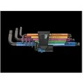 Produktbild: Wera Winkelschlüsselsatz 05022210001 950/9 Hex-Plus Multicolour HF1, metrisch, BlackLaser, mit Haltefunktion, 9-teilig