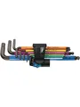 Produktbild: Wera 950 SPKL/9 SM HF Multicolour Winkelschlüsselsatz, metrisch, BlackLaser, mit Haltefunktion, 9-teilig 5022210001