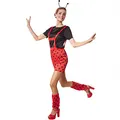 Produktbild: dressforfun 900564 Damenkostüm Marina Marienkäfer, In Rot und Schwarz gehaltenes Marienkäferkostüm (XXL| Nr. 302714)