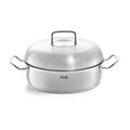 Produktbild: Fissler Original-Profi Collection/Edelstahl-Bräter (4,8 L - Ø 28 cm) Schmortopf rund, Bratentopf mit Metall-Deckel - Induktion