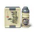 Produktbild: Room Copenhagen LEGO LUNCH SET - Harry Potter Hogwarts Design, 390 ml Flasche & Brotdose für Kinder & Erwachsene, Spülmaschinenfest, Fun & Functional, Beige & Grau