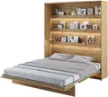 Produktbild: Wandklappbett Bed Concept 180x200 Schrankbett Vertikal Wandbett Gästebett Eiche Artisan