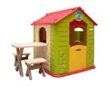 Produktbild: LittleTom Spielhaus Kinder Spielhaus ab 1 Garten Kinderhaus mit Tisch, Indoor Kinderspielhaus