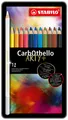 Produktbild: 12 STABILO Pastellkreidestift CarbOthello ARTY+, 12er Etui