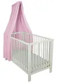 Produktbild: Sterntaler Betthimmel, luftiger Gaze-Stoff, leichter Baby-Betthimmel für Kinderbett, dekorativ und atmungsaktiv, 160×300×0,5 cm, rosa