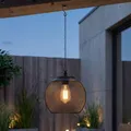 Produktbild: Northpoint LED Solar Hängeleuchte LED warmweiß Gartenleuchte Hängelampe wetterfest IP44 mit Haken automatische Dämmerung Balkon Terrasse Beleuchtung
