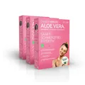Produktbild: Capillum AMOVE Aloe Vera Enthaarungscreme Pulver Schmerzfrei & Geruchlos Vorratspack 3x300g