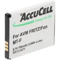 Produktbild: AccuCell Akku passend für schnurlos Telefon FritzFon MT-F Akku 312BAT006, 312BAT016