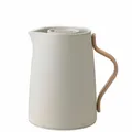 Produktbild: Stelton Isolierkanne Emma für Tee Soft Sand, Teekanne, Edelstahl, PP, Buche, 1 L