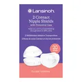 Produktbild: Lansinoh Stillhütchen 20 mm (Größe 1), 2 Stück inkl. Aufbewahrungsbox - angenehmes Tragegefühl - trotz Anlegeschwierigkeiten weiter stillen