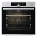 Produktbild: Gorenje OptiBake Advanced BSA 6747 A04XWI Einbau-Backofen/Wifi Connected / 77L / Heißluft/CataClean/AutoBake/Touch Bedienung/Teleskopauszüge/SteamAssist/PizzaMode 300°C/Inox, Edelstahl