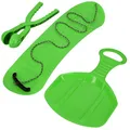 Produktbild: KOTARBAU® Spielset - Snowboard - Schneeballzange - Poporutscher für Kinder - Spielset für den Schnee – Rutschbahn – Snowboard – Schneeballautomat – Grün