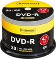 Produktbild: DVD-R4,7 INT50 - Intenso DVD-R 4,7GB, 50-er Cakebox