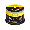 Produktbild: Intenso DVD-R 4,7GB/120 min. 16x Speed Cakebox/Spindel mit 50 Discs Rohlinge