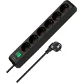 Produktbild: Brennenstuhl 1159500015 Steckdosenleiste mit Schalter 6fach Schwarz Schutzkon...