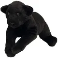 Produktbild: Geschenkestadl Kuscheltier Schwarzer Panther – Elegantes Kuscheltier im Wildlife-Stil (Plüschtier), Wildlife-Design Formstabiler Kopf weicher Körper schwarze Felloptik 60 cm