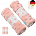 Produktbild: 4 Stück Gurtpolster babyschale，Baby Kinderwagen Trageschale Gurtschutz - Si