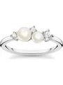 Produktbild: THOMAS SABO Fingerring Thomas Sabo Damen-Damenring 925er Silber Perle, Zirkonia