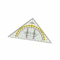 Produktbild: herlitz Geodreieck Hypotenuse 160mm 16cm Griffleiste Geometrie Dreieck Schule