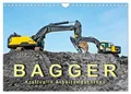 Produktbild: Bagger - kraftvolle Arbeitsmaschinen (Wandkalender 2026 DIN A4 quer), CALVENDO M