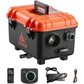 Produktbild: VEVOR Dieselheizung Lufterhitzer 5-8KW DC 12 V/24 V tragbare Standheizung (All in One) mit Fernbedienung und LCD-Bildschirm, geringe Geräuschentwicklung, 4 L Kraftstofftank für Lkw Wohnmobile