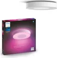 Produktbild: Philips Hue White & Color Ambiance Infuse Deckenleuchte L (3.700 lm), dimmbare Raumbeleuchtung für das Hue Lichtsystem mit 16 Mio. Farben, smarte Lichtsteuerung über Sprache und App, weiß