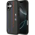 Produktbild: BMW Case M Kevlar Lines & Logo MagSafe for iPhone 17 black (Apple iPhone 17) (BMHMP17S25CFSTSK)