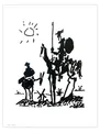 Produktbild: Pablo Picasso Don Quixote Kunstdruck 40 x 50 cm