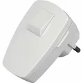 Produktbild: Kopp Schutzkontakt-Stecker mit Wippenschalter (170402006)