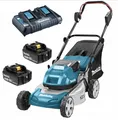 Produktbild: Makita Akku-Rasenmäher DLM460PT2 2x18V Rasenmähen inkl.2xAkku Mähen Schneiden