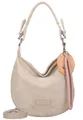 Produktbild: Fritzi Hobo Vintage Sand Hobo Kunstleder Damen Umhängetasche Festival City vegan abnehmbarer Anhänger Vintage-Waschung 31 x 33 x 10 cm, Beige